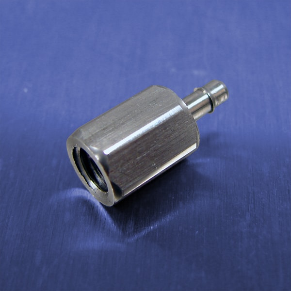 1/16 Tube Id Barb Straight Connectors (1032 F) Pneumadyne
